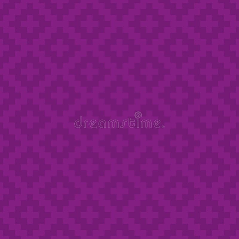 Vierkantenpixel Art Seamless Pattern vector illustratie Vierkantenpixel Art Seamless Pattern vector illustratie