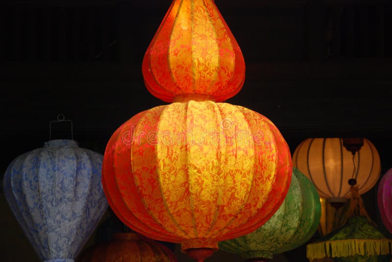Viernamese lanterns, Hoi An royalty free stock photography