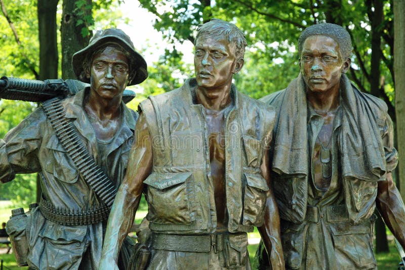 Vietnam war veterans memorial in Washington DC