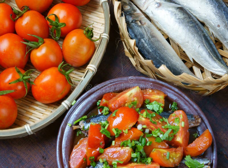 Vietnamese food, braised fish