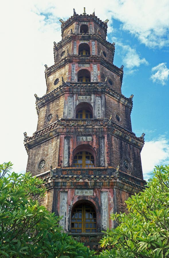Vietnamese Pagode stock foto Vietnamese Pagode stock foto