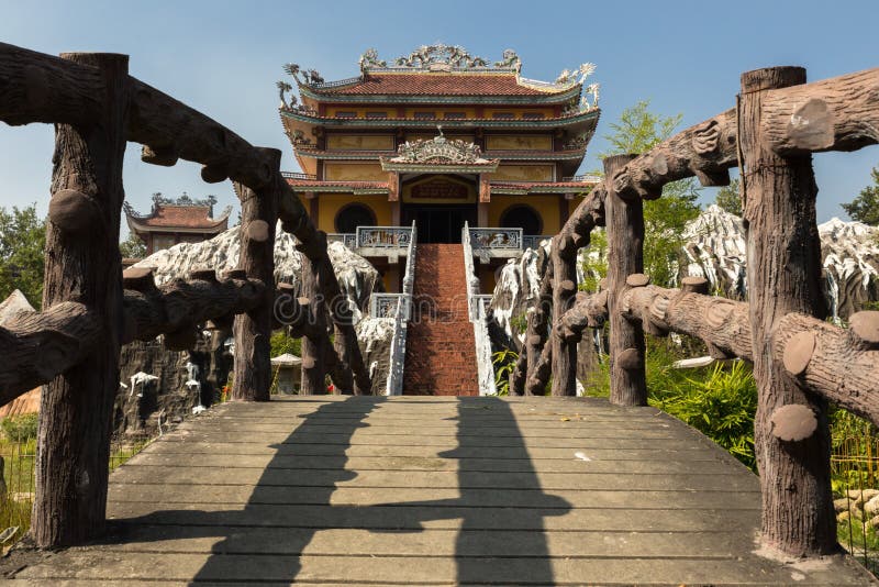 Vietnamese Temple Lumbini stock image. Image of nepalese 84431055