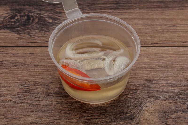 Vietnamese Vinegar Sauce with Chili Stock Image Image of bowl