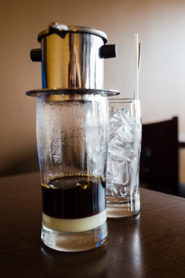 Vietnamesiskt kaffe royaltyfri foto