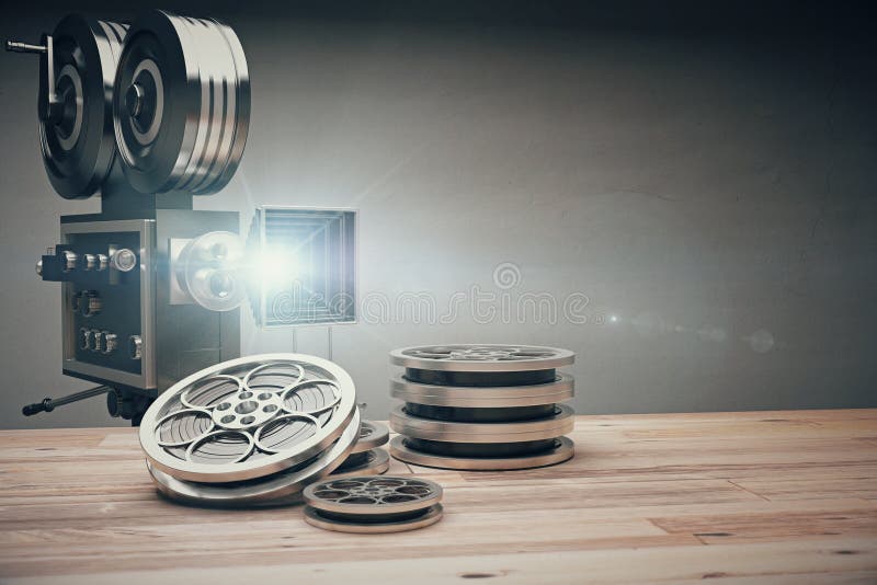 Vieux appareil-photo de film de vintage et cartouche de film sur une table en bois illustration de vecteur Vieux appareil-photo de film de vintage et cartouche de film sur une table en bois illustration de vecteur