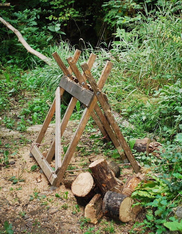 Chevalet de sciage en bois