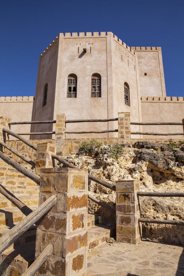Vieux château dans Taqah photo stock Vieux château dans Taqah photo stock