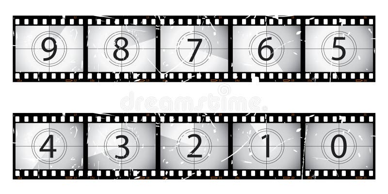 Compte À Rebours Film 1 Banque D'Images et Photos Libres De Droits. Image  13835945