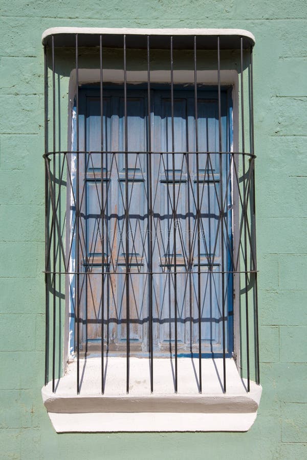 Vieux détail colonial d'architecture, Ciudad Bolivar, Venezuela image libre de droits Vieux détail colonial d'architecture, Ciudad Bolivar, Venezuela image libre de droits