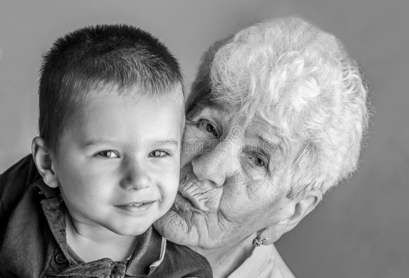 Vieux et jeune image stock Vieux et jeune image stock