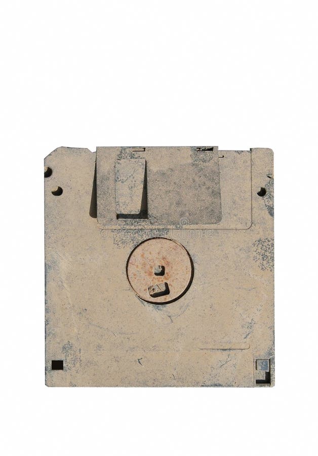 Vieux et sale à disque souple images libres de droits Vieux et sale à disque souple images libres de droits