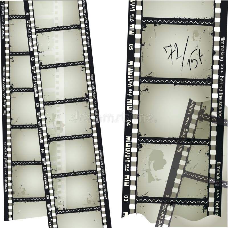 Vieux filmstrip illustration libre de droits Vieux filmstrip illustration libre de droits