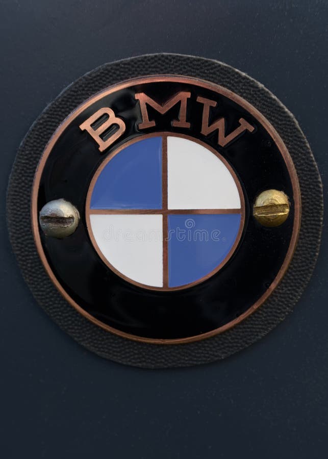 Vieux Logo Bmw Antique Guerre Mondiale Ii Badge Bmw Sur Moto Allemande Bmw  R12 Photo éditorial - Image du allemagne, logo: 239289831
