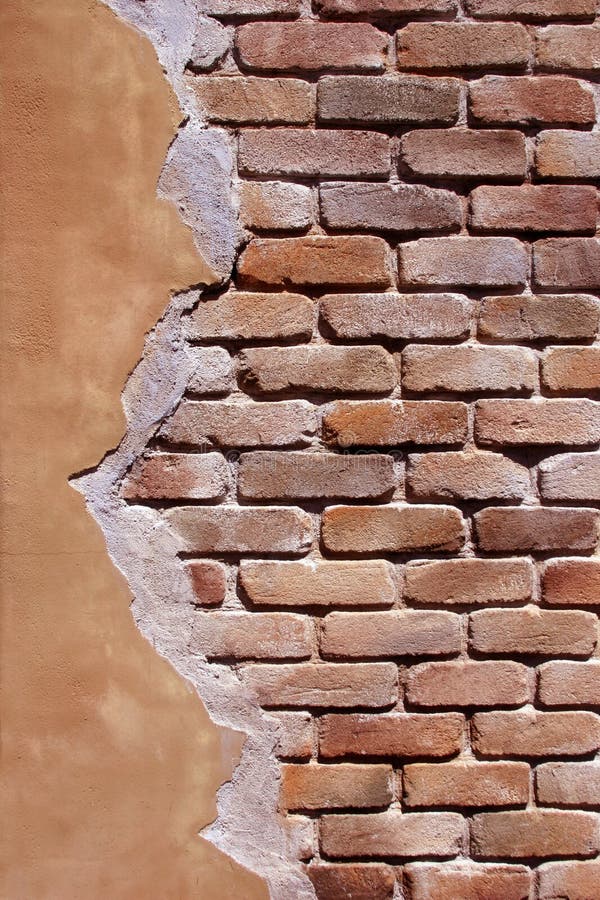 Damaged and old brick wall. Damaged and old brick wall
