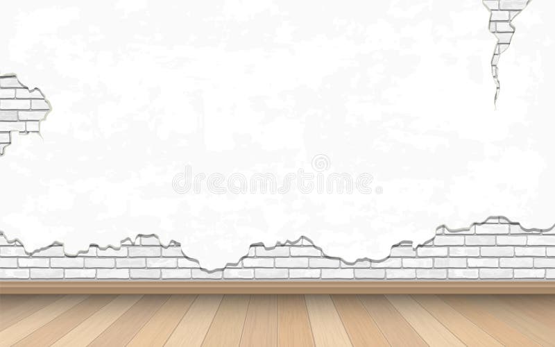 Vieux plancher blanc de mur et de parquet illustration libre de droits Vieux plancher blanc de mur et de parquet illustration libre de droits