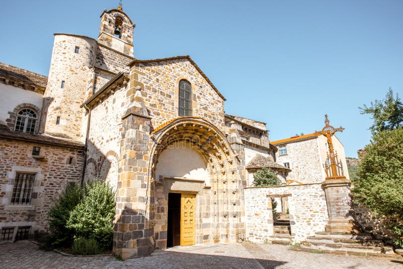 Blesle village in Auvergne region, France