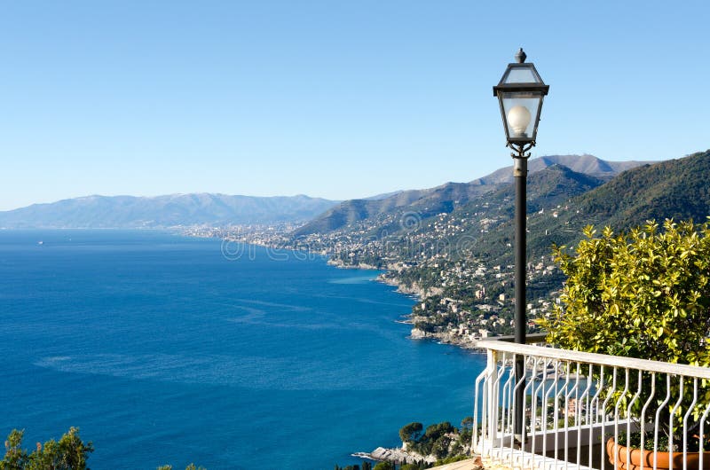 View above Camogli