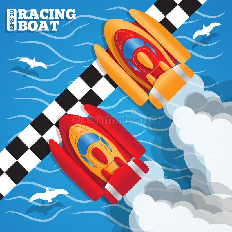 Boat Finish Line Race Stock Illustrations 16 Boat Finish Line Race
