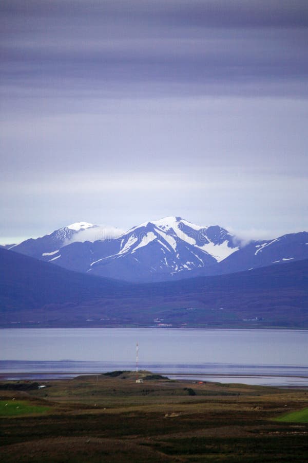 View across to the snow capped