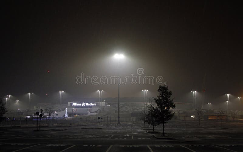 View of the Allianz Stadium, home field for Juventus stock photography View of the Allianz Stadium, home field for Juventus stock photography