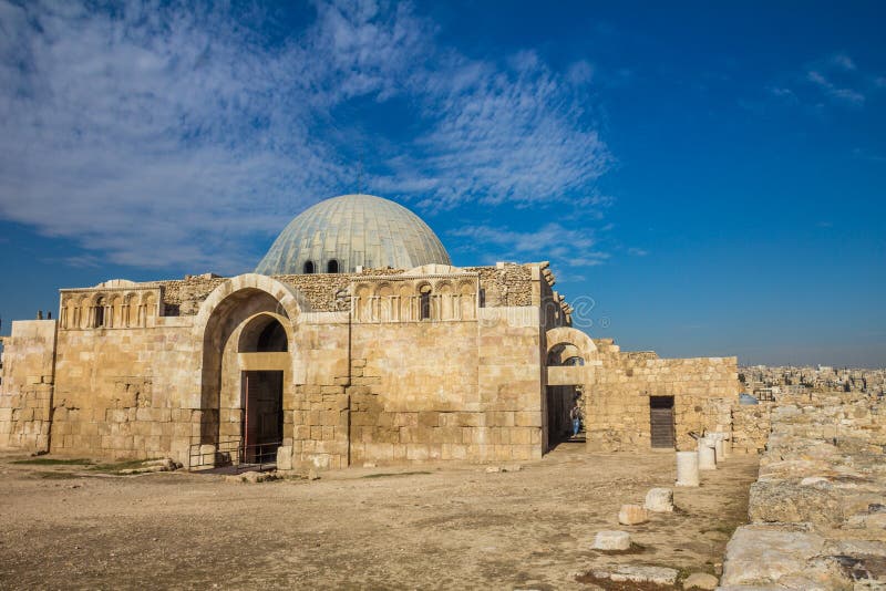 View of Citadel in Amman Jordan. View of Citadel in Amman Jordan