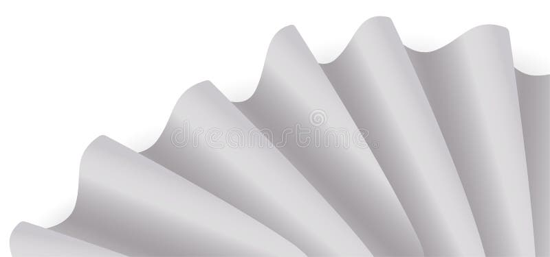 View of Ancient Ruff Isolated Over White Background, Vector ...