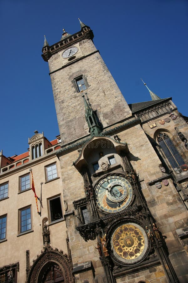 Prague astronomical clock tower