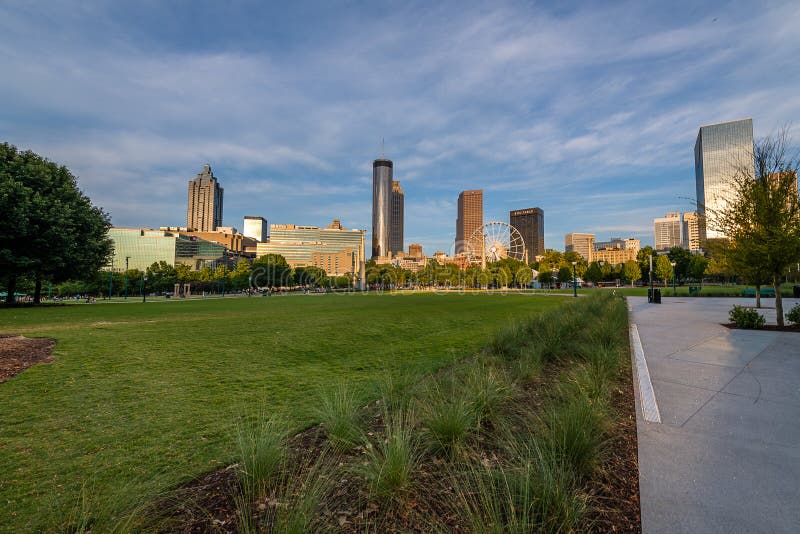 Centennial Olympic Park in Atlanta, Georgia Stock Photo - Image of