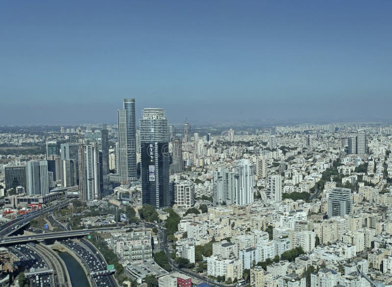 View From Azrieli Towers In Tel Aviv Izrael Editorial Stock Image Image Of Aviv Basement 79035059