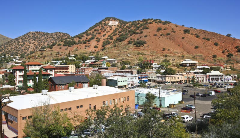 A View of the  B  Over Bisbee, Arizona