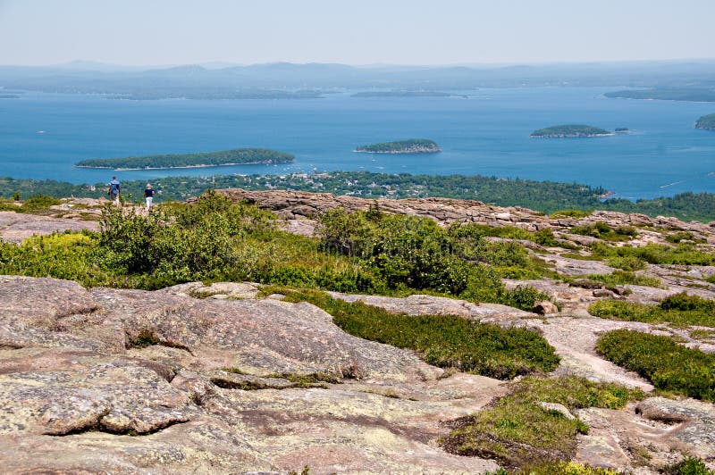 View of Bar Harbor Maine USA royalty free stock photography