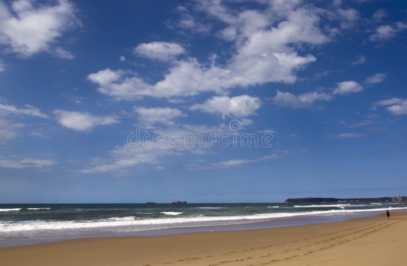 View Of Beach Ocean And Bluff In Durban South Africa Stock Photo Image of outdoor, nature