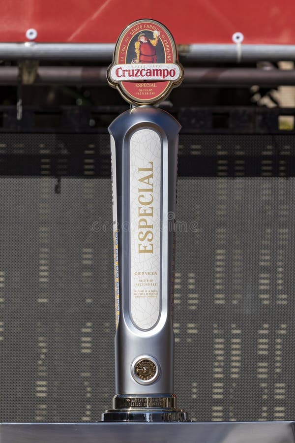 View of a Beer Tap from Cruzcampo Brand Editorial Photography Image of booze, alcoholic 233448622