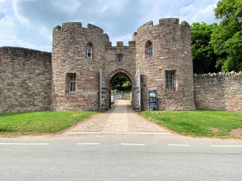 A View of the Beeston Castle Gatehouse Editorial Photo Image of view