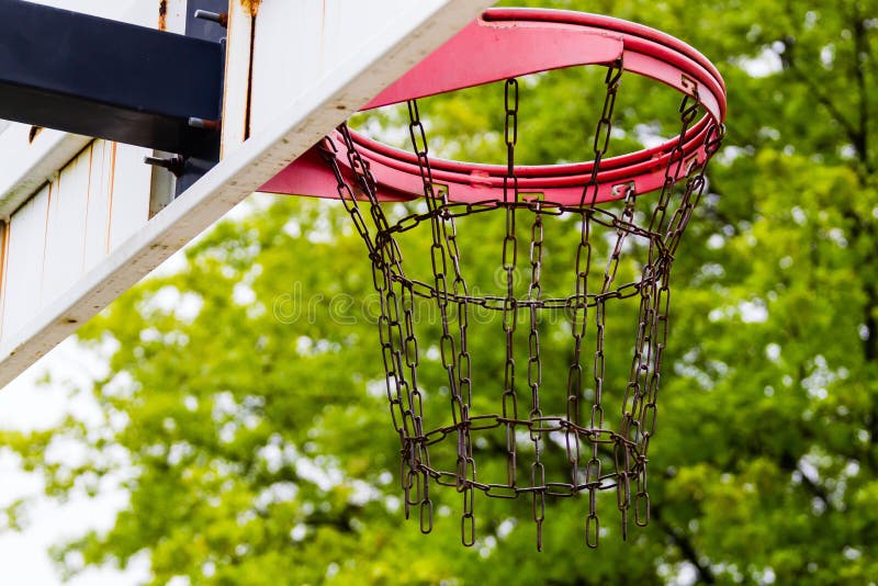 Basketball Hoop From Behind Stock Photo Image of sports, basket 26432204