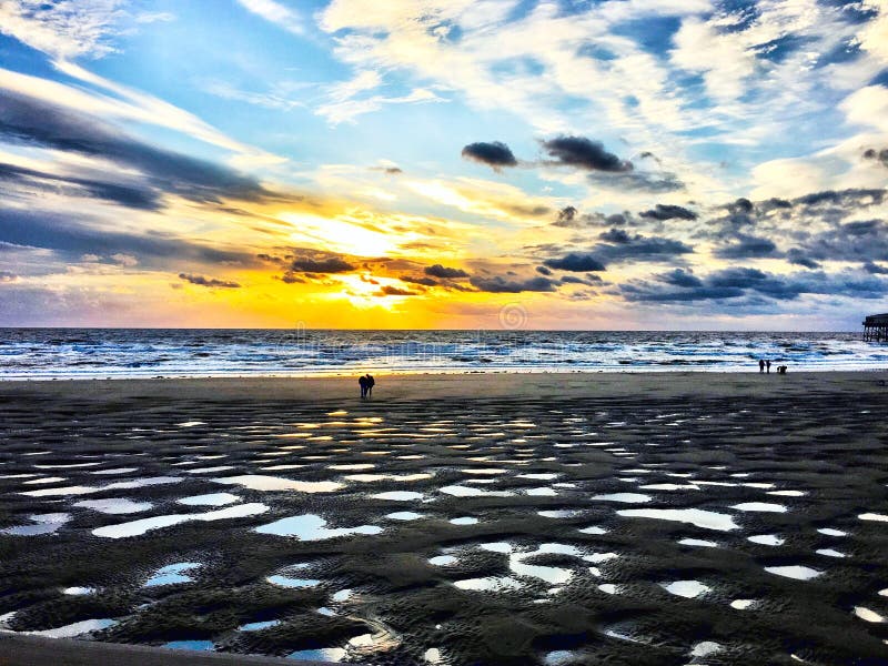 A View of Blackpool Pleasure Beach in the Evening Stock Image Image