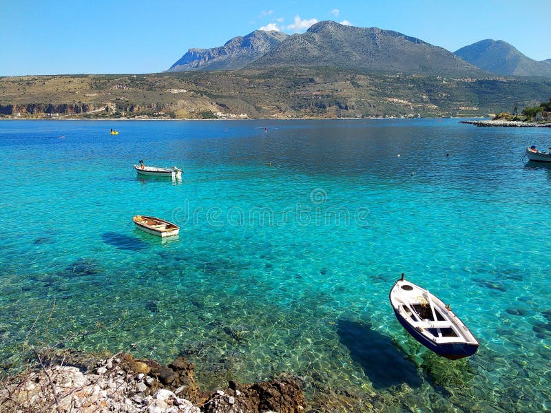 A relaxing sunny day and atmosphere on the seashore in Greece. A relaxing sunny day and atmosphere on the seashore in Greece