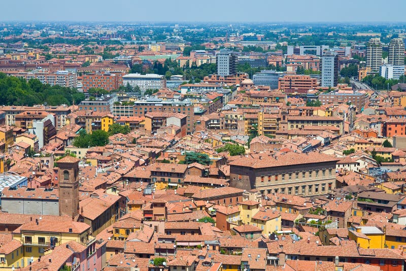 View of Bologna. EmiliaRomagna. Italy Stock Image Image of italy