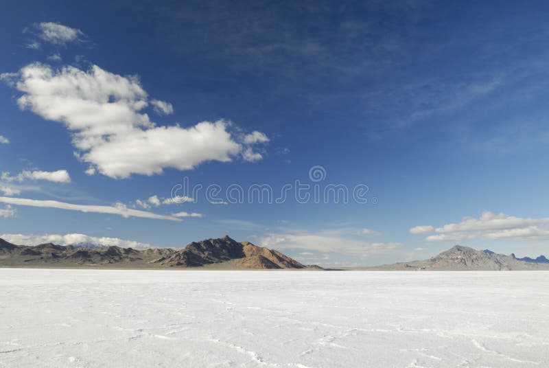 View of Bonneville Salt Flats, Utah