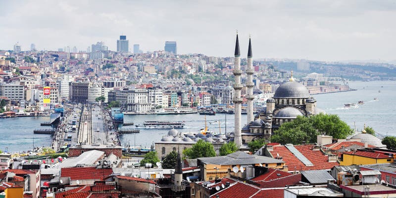 View of the Bosphorus and Istanbul stock photos View of the Bosphorus and Istanbul stock photos