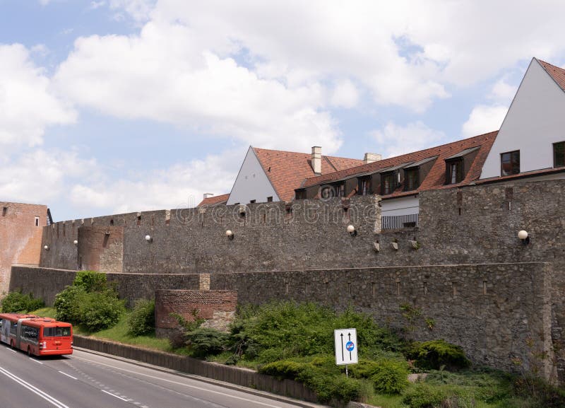 Pohled na Bratislavu, hlavní město Slovenska