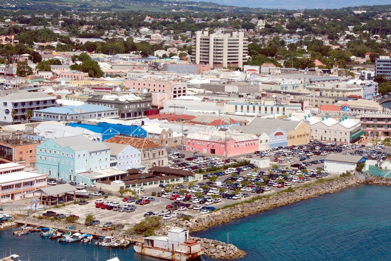 View Of Bridgetown Barbados Stock Image Image Of Barbados Street