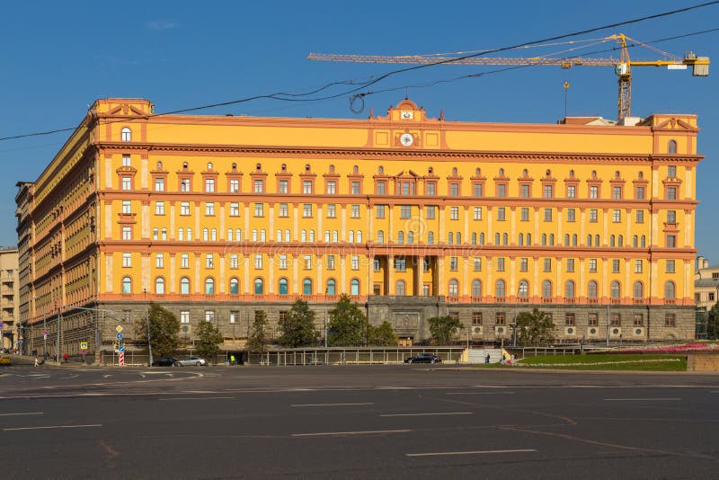 View of the Building Lubyanka, Headquarters of the FSB, Moscow, Russia. Editorial Image - Image of brick, russia: 143249010