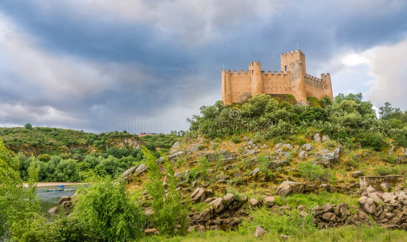 Castle Of Almourol, An Iconic Knights Templar Fortress Built On A Rocky ...