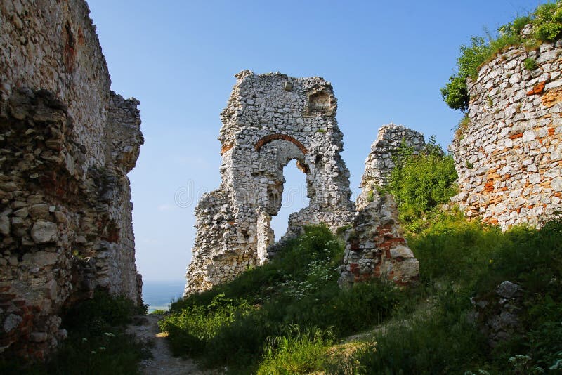 The view on castle Ostry Kamen