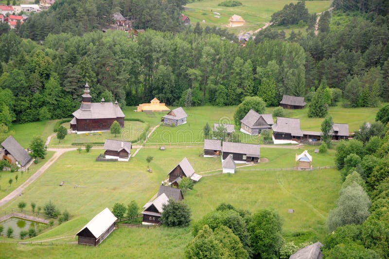 Pohľad z hradu na Slovensku