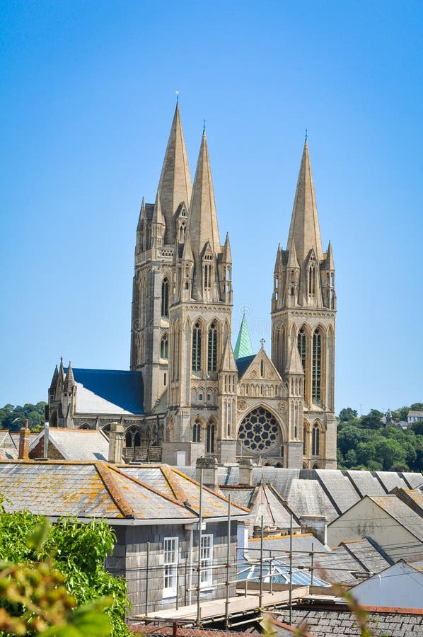 Truro in Cornwall, England royalty free stock photography