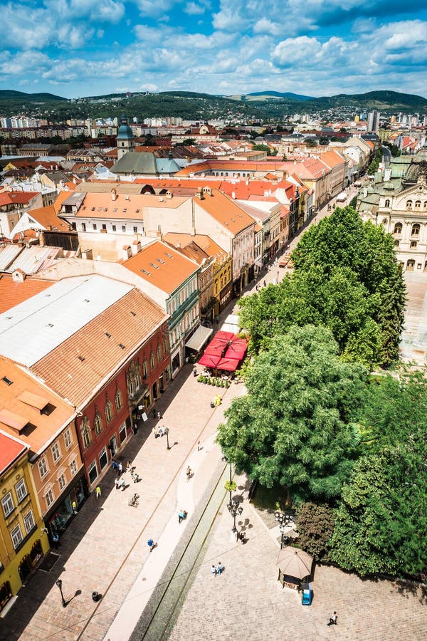 View on central part of Kosice