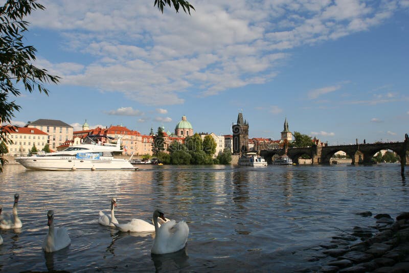 View on Charles bridge