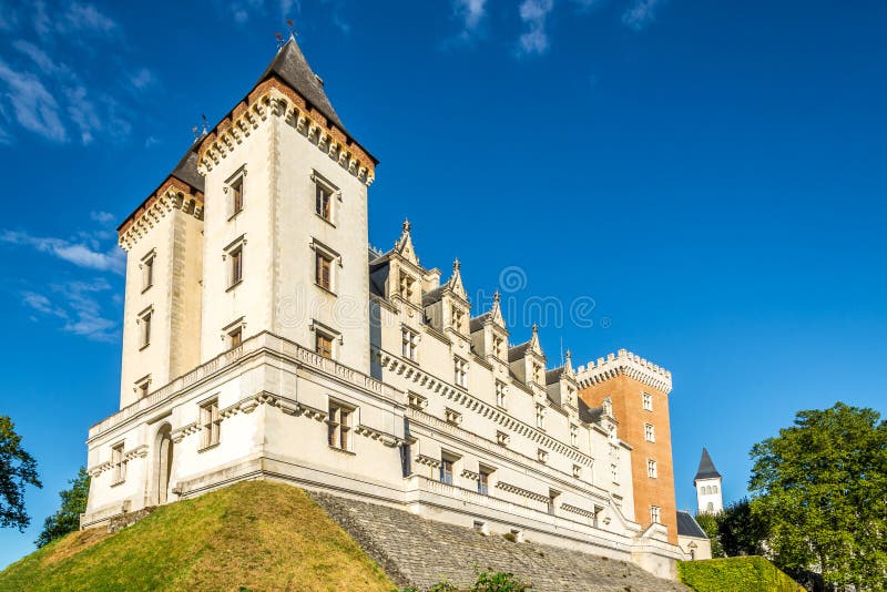 View at the Chateau of Pau - France